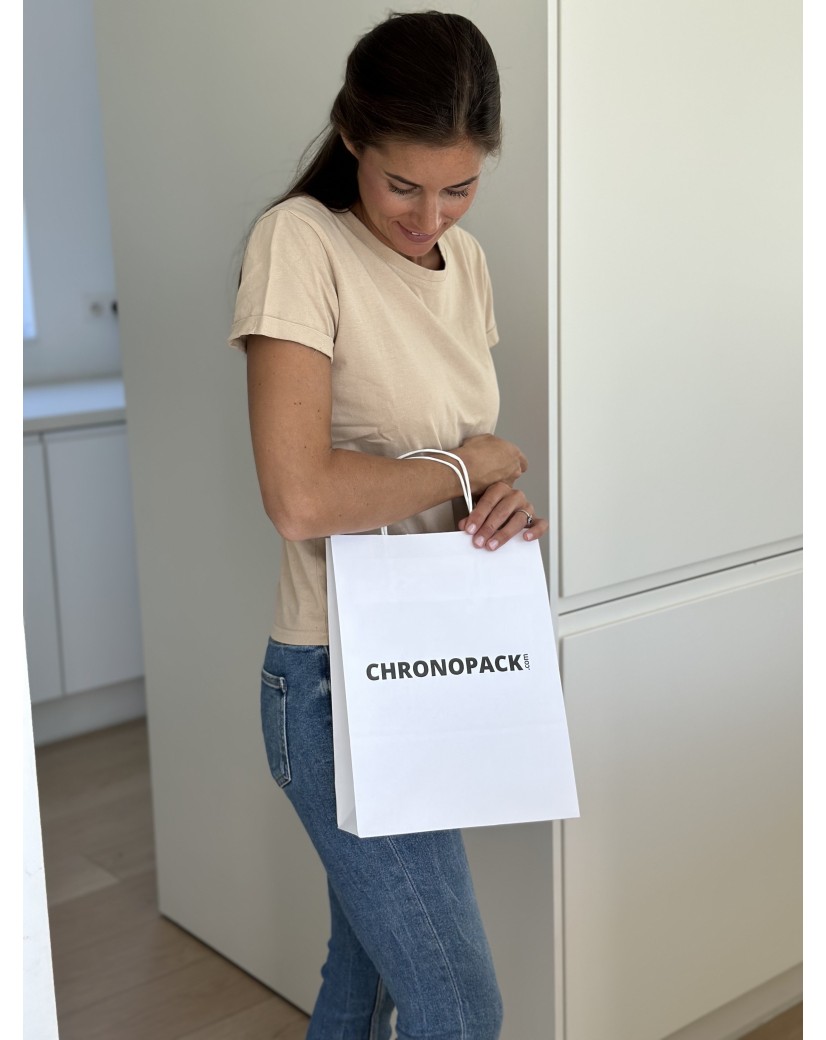 White Kraft Bag M – Your Logo Will Feel Right at Home