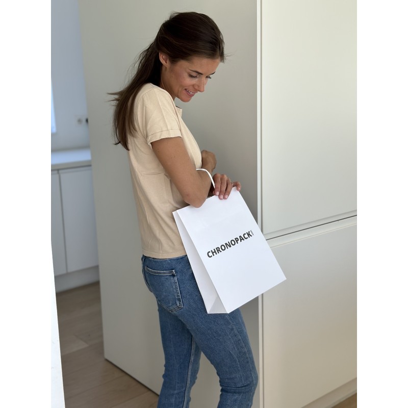 White Kraft Bag M – Your Logo Will Feel Right at Home