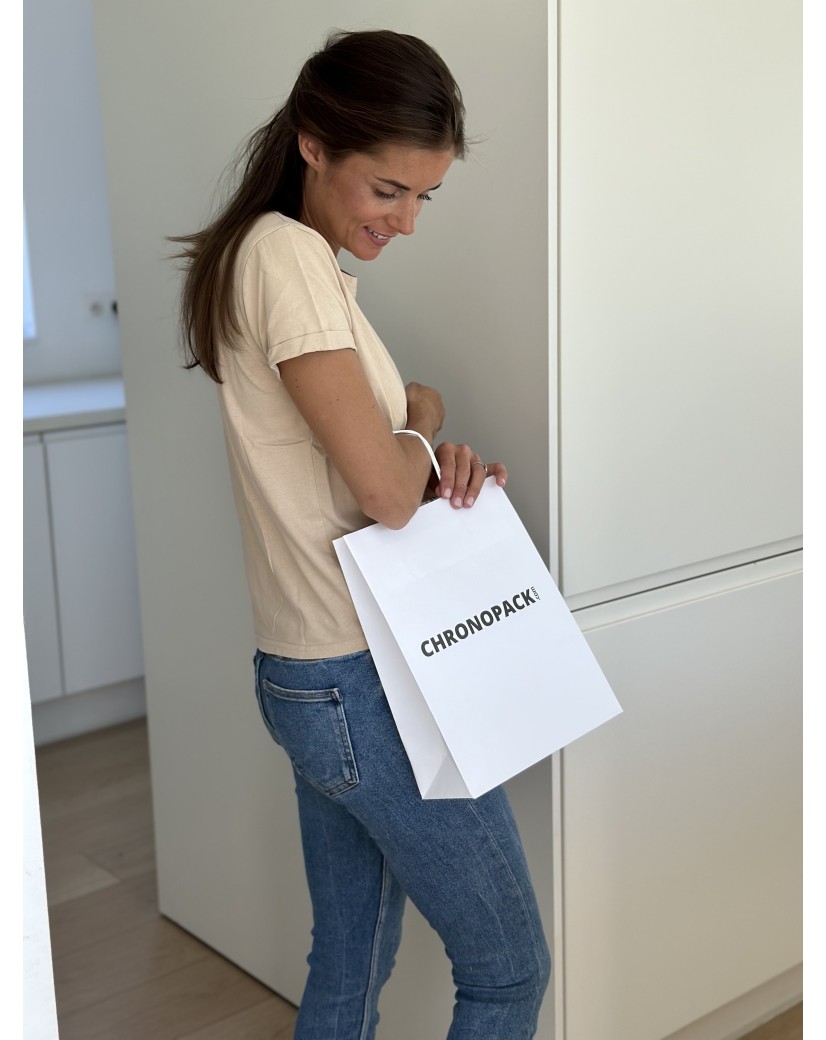 White Kraft Bag M – Your Logo Will Feel Right at Home