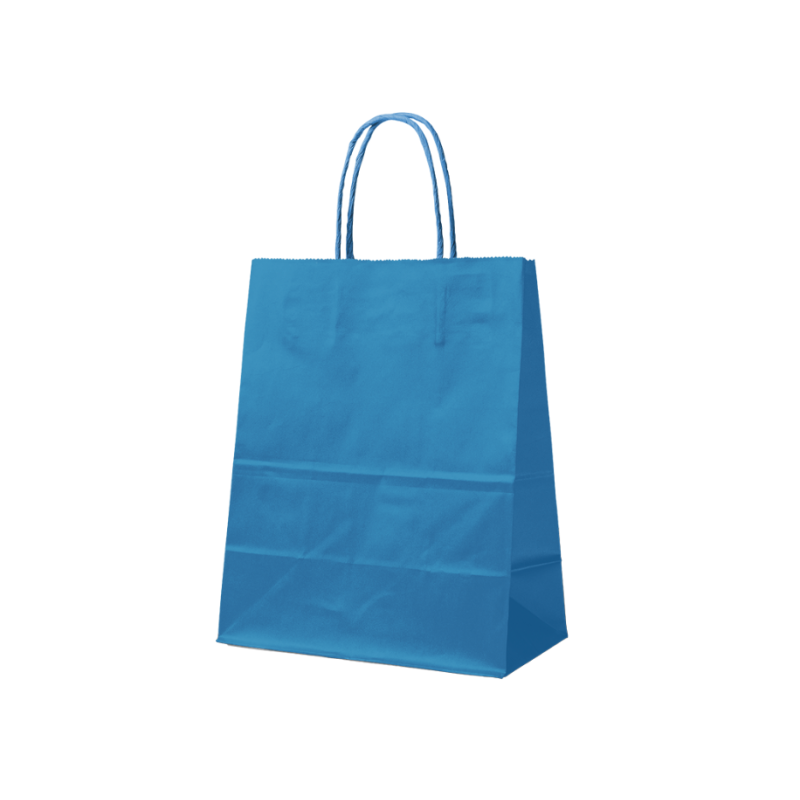 SAC PAPIER BLEU M