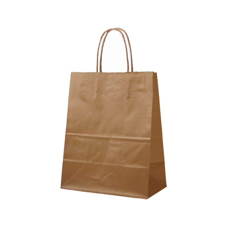 BOLSA DE PAPEL BRONCE M