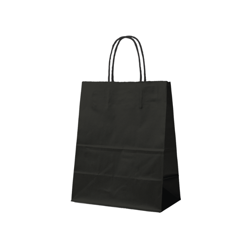 BLACK PAPER BAG M