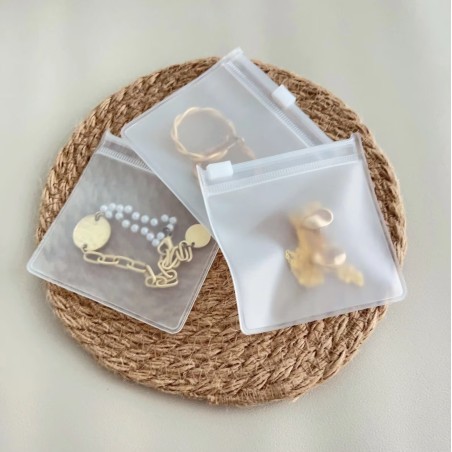 Ziplock jewelry pouches