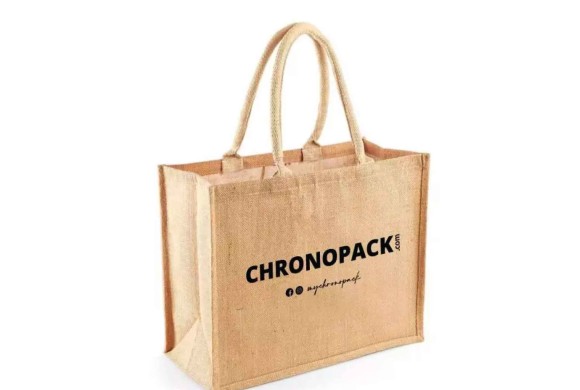 Customized burlap bag with your design imprint - Order now.