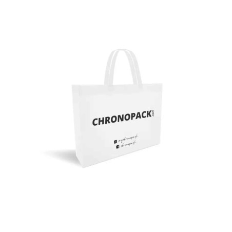 Low-cost, eco-friendly personalized white fabric bag