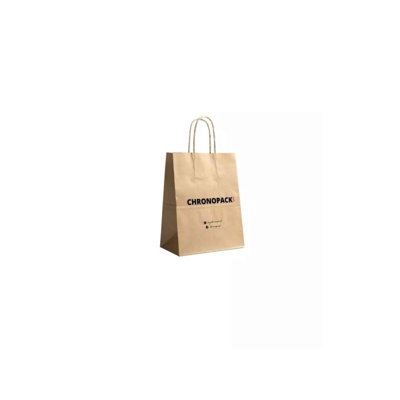 Customized recycled kraft paper bags at the best prices - Fast delivery