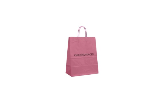 Tas met gedraaid handvat - Oud Roze S