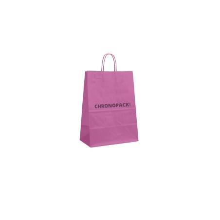 PINK PAPER BAG M