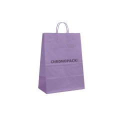 BOLSA DE PAPEL LAVANDA L