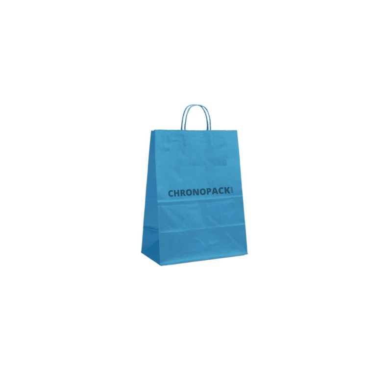 BLUE PAPER BAG M