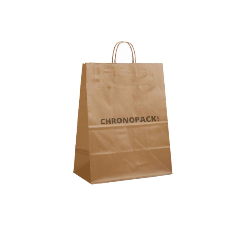 BRONZE PAPER BAG L