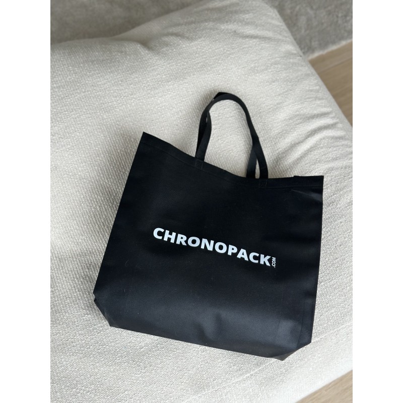 Cheap and eco-friendly personalized black fabric bag