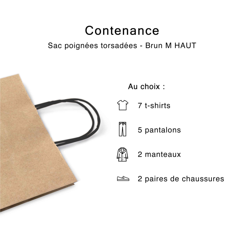 Bolsa Kraft M Cuadrada Asas Negras – Tu Logo En Primer Plano