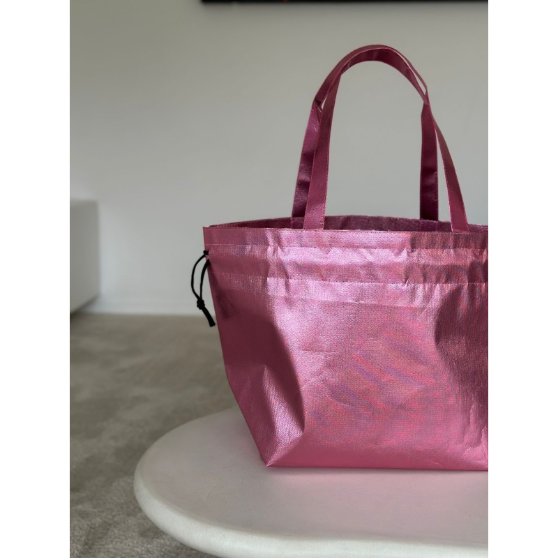 BONITO BOLSO DE ORO ROSA