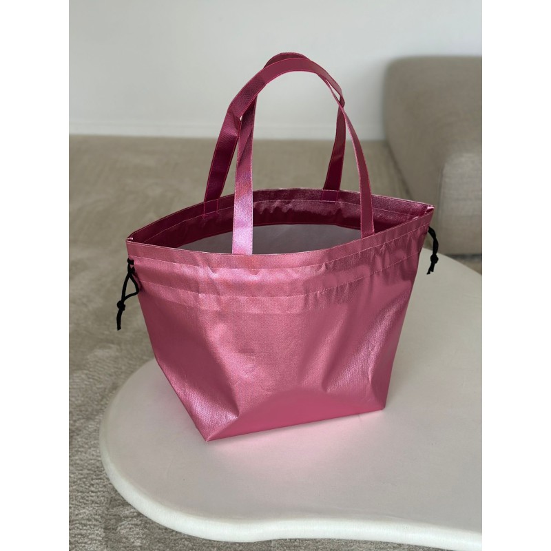 BONITO BOLSO DE ORO ROSA