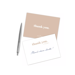 Thank you card "BRUXELLES