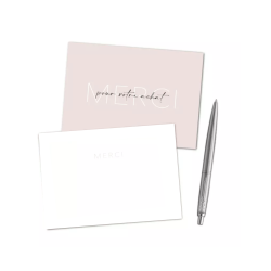 MONACO" thank-you card