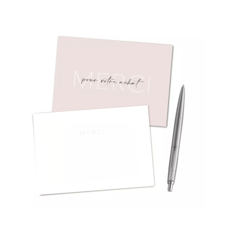 MONACO" thank-you card