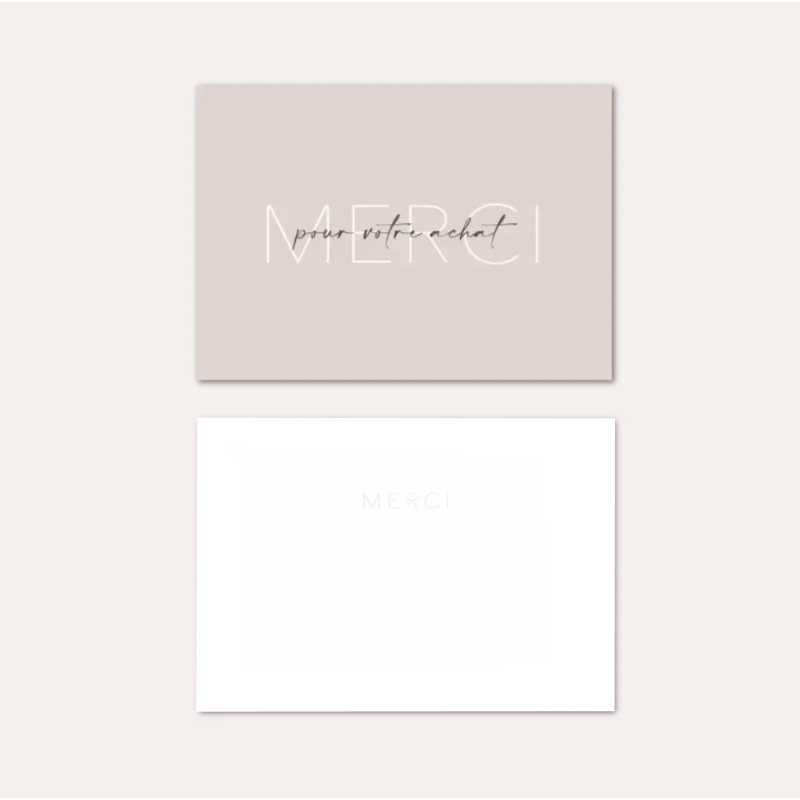 MONACO" thank-you card