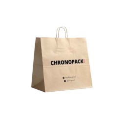 Chronopack Sac poignées torsadées Kraft XL