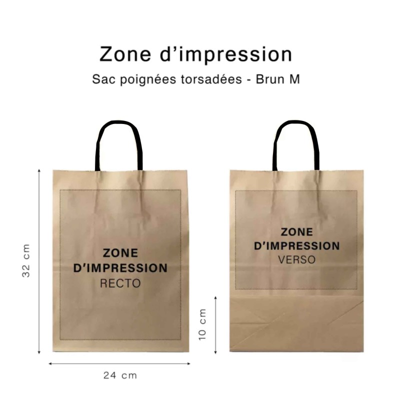 Compre sus bolsas de papel kraft personalizadas y recíbalas rápidamente.