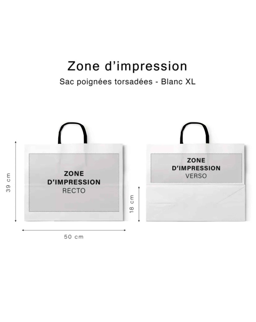 Bolsos con asa trenzada negros - Blanco XL