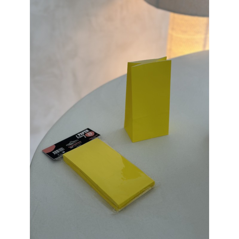 Paper Bag - Bright yellow S