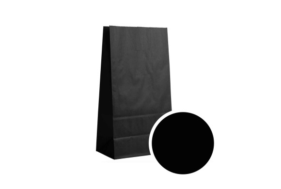 Bolsa de papel - Negra S