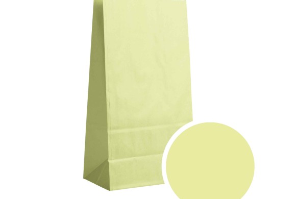 Chronopack paper bag - Jaune pastel M