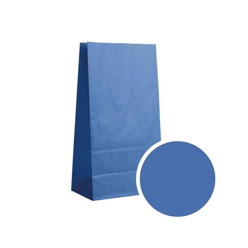 Bolsa de papel - Azul eléctrico M