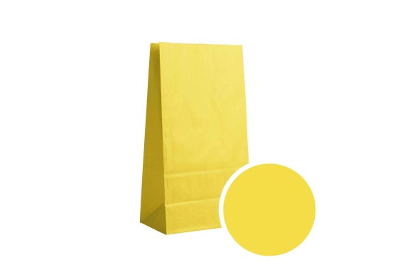 Bolsa de papel - Amarillo brillante S