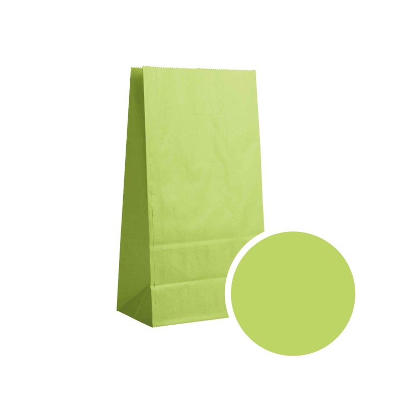 Bolsa de papel - Verde manzana M