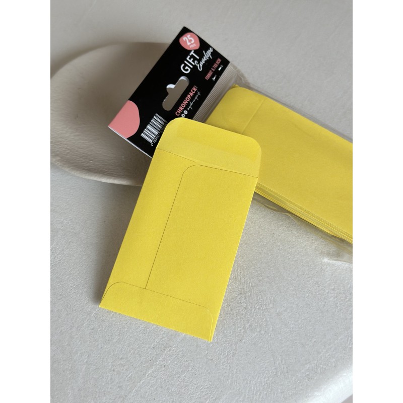 Gift Envelope - Bright yellow XS