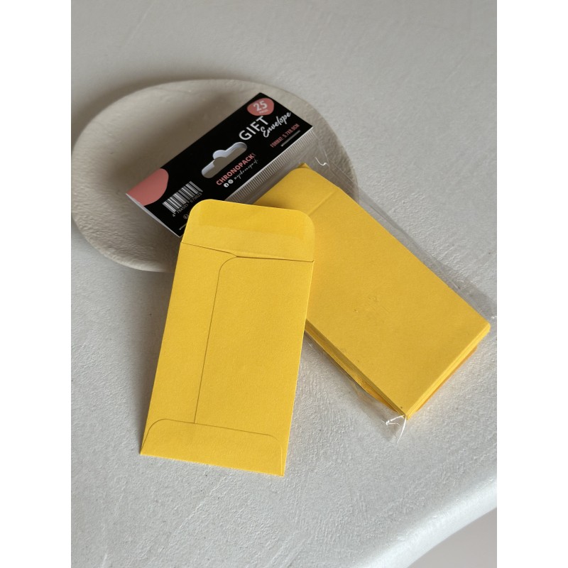 Gift Envelope - Jaune foncé XS