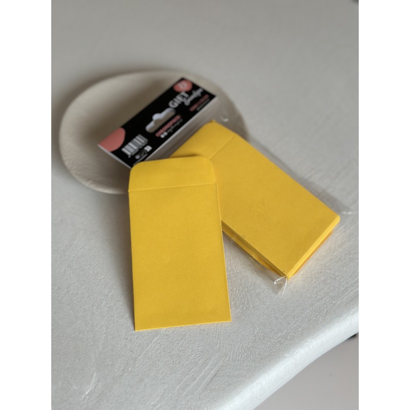 Gift Envelope - Jaune foncé XS