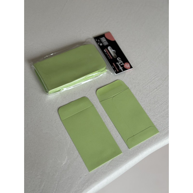 Gift Envelope - Vert Pastel XS