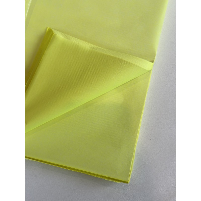 Papel tisú - Amarillo fluorescente l La mejor calidad y precio del mercado