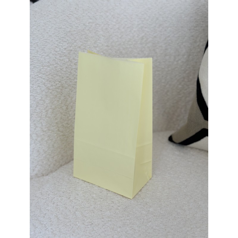 Paper Bag - Pastel yellow M