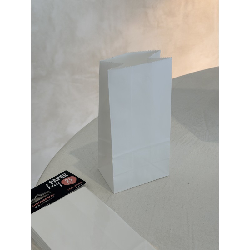 Bolsa de papel - Blanca S