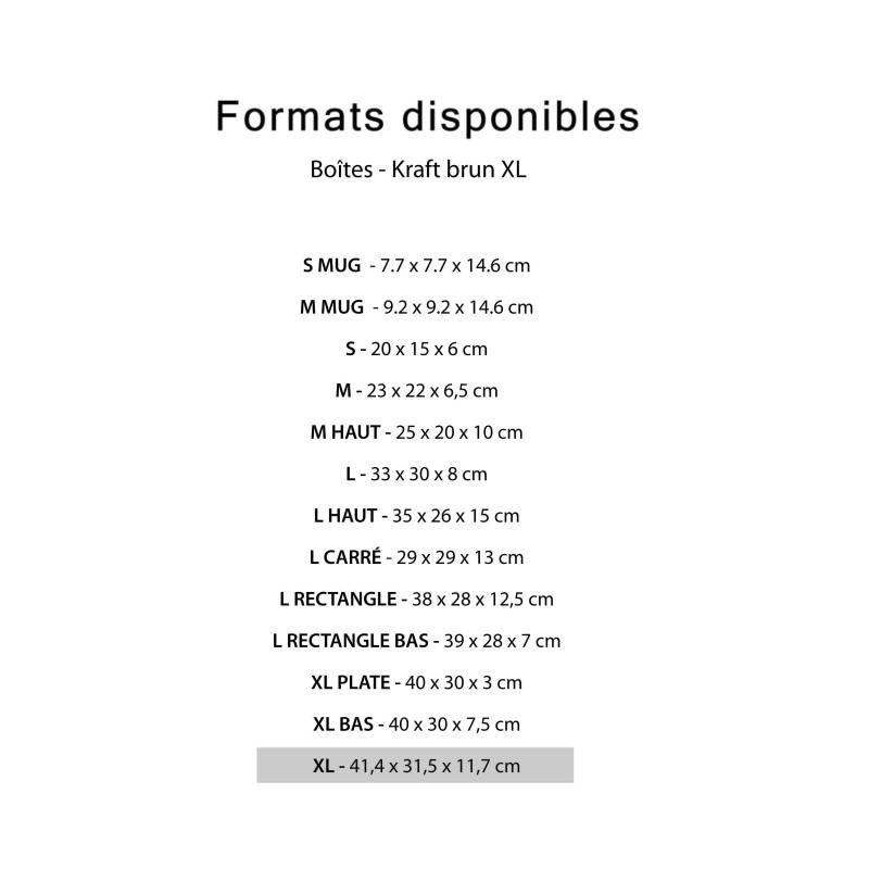 Doos - Bruine Kraft XL